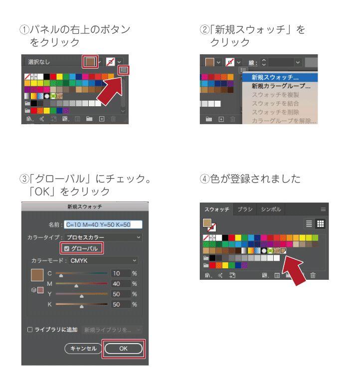 スウォッチ登録